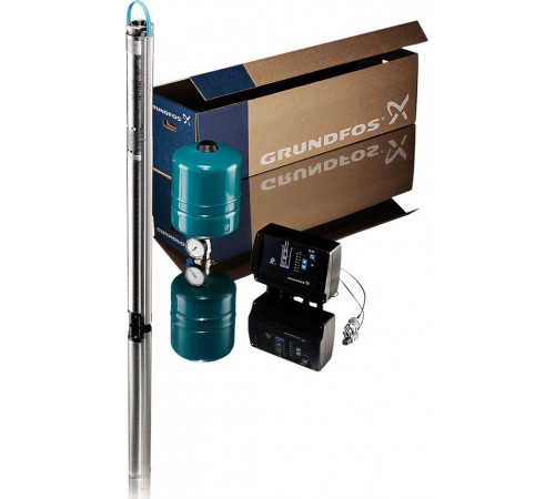 Комплект для поддержания постоянного давления с насосом Grundfos SQE 3-65 package with CU301 40m